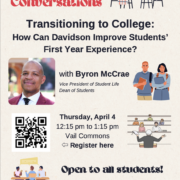 DCI Poster for Commons Conversation with Byron McCrae